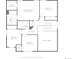 Detailed floor plan of the second floor, showcasing bedrooms, bathrooms, and walk-in closets at 9579 Bighorn Way, Littleton, CO 80125