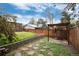 Landscaped backyard with stone pathway and garden at 3150 S Pitkin St, Aurora, CO 80013
