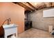 Basement laundry area with modern washer/dryer units at 3150 S Pitkin St, Aurora, CO 80013