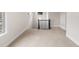 Carpeted upper-level landing with dark wood railing, offering a transition between rooms at 2171 Peralta Loop, Castle Rock, CO 80104