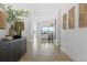 Bright hallway with light wood floors and modern decor at 239 Rogers Ct, Castle Rock, CO 80104