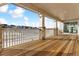 Spacious deck with wooden flooring and scenic views at 8773 Yellowcress St, Littleton, CO 80125