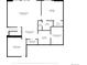 Floorplan of recreation, exercise rooms, kitchen, bedrooms and baths on floor 1 at 5540 Horseshoe Trl, Sedalia, CO 80135