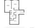 Floorplan of two bedrooms with walk in closet and 2 baths on floor 2 at 5540 Horseshoe Trl, Sedalia, CO 80135