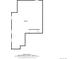 Floorplan showing a large unfinished basement area at 42396 Glen Abbey Dr, Elizabeth, CO 80107