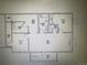 Lower level floor plan, featuring bedrooms, Gathering room and bathroom at 1150 W Caley Ave, Littleton, CO 80120