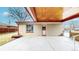Back of house with brickwork and cement slab at 2300 Joliet St, Aurora, CO 80010