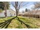 Expansive backyard featuring lush green grass, mature trees, and a fenced perimeter for privacy at 309 S Hudson St, Denver, CO 80246
