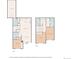 Floorplan of a two-story home featuring kitchen, living room, laundry, garage, dining area, and Primary bedroom at 23539 E Ida Dr # C, Aurora, CO 80016