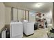 This laundry room offers a washer and a dryer at 8353 Adams Way, Denver, CO 80221