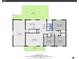 Layout for the main floor, including a kitchen, living room, and three bedrooms at 8353 Adams Way, Denver, CO 80221