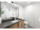 Bathroom with modern fixtures, vanity, and ample counter space at 417 N Madison St, Denver, CO 80206
