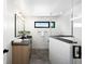 Modern bathroom with glass shower and contemporary finishes at 417 N Madison St, Denver, CO 80206