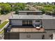 Rooftop deck with lounge seating and city views, complemented by modern architectural details at 417 N Madison St, Denver, CO 80206