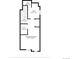 Second-floor plan with primary bedroom, walk-in closet, and bathrooms at 3426 N Gilpin St, Denver, CO 80205