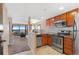 Modern kitchen with stainless steel appliances at 100 Park W Ave # 1804, Denver, CO 80205