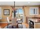 Kitchen with a dining nook area and sliding doors at 11023 Glengate Cir, Highlands Ranch, CO 80130