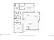 Layout of a one-story home featuring 2 bedrooms, 2 bathrooms, kitchen, dining room, and living room at 4604 Copeland Cir # 101, Highlands Ranch, CO 80126