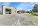 Spacious barn with a large door opening, offering plenty of room for storage and parking at 5365 Eldridge St, Arvada, CO 80002