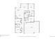 Detailed first floor plan showcasing the layout, dimensions, and room placements of the home at 4992 Trails Edge Ln, Castle Rock, CO 80104