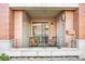 Cozy patio with outdoor seating, privacy, and space for entertaining at 4100 Albion St # 612, Denver, CO 80216