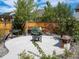 Backyard featuring a fire pit, bench, and other outdoor decor at 1181 W 170 Th Ave, Broomfield, CO 80023