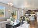 Open concept living space with a living room, dining area, and kitchen at 1181 W 170 Th Ave, Broomfield, CO 80023