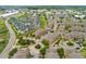 An aerial view of the residential area highlighting the neighborhood's layout, landscaping and community amenities at 7440 S Blackhawk St # 7-303, Englewood, CO 80112