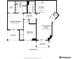 Detailed floor plan reveals the layout of the home, including bedroom, kitchen, bathrooms, closets and balcony at 7440 S Blackhawk St # 7-303, Englewood, CO 80112