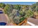 Aerial view of house and backyard at 16193 E Dickenson Pl, Aurora, CO 80013