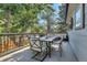 Inviting outdoor dining space on the deck, featuring a stylish table and chairs for alfresco meals at 16193 E Dickenson Pl, Aurora, CO 80013