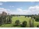 Panoramic aerial view showcases a lush green park with mature trees under a bright, cloudy sky at 1201 N Williams St # 3B, Denver, CO 80218