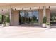 Attractive building entrance with planters and large glass doors with greenery reflection at 1201 N Williams St # 3B, Denver, CO 80218