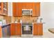 Kitchen area with stainless steel appliances at 1201 N Williams St # 3B, Denver, CO 80218
