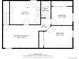 Floor plan showing layout of utility room, recreation room, bedrooms, and bathroom on upper level at 1275 Niagara St, Denver, CO 80220
