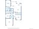 Detailed floor plan of the house showing layout of the primary bedroom, living room, and kitchen at 22965 E Bailey Cir, Aurora, CO 80016