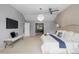 Spacious bedroom with large ceiling fan and a bonus office space at 172 S Forest St, Denver, CO 80246