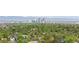 Panoramic view overlooking tree canopy and city skyline with mountain backdrop at 172 S Forest St, Denver, CO 80246
