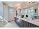 Large modern bathroom featuring double sink vanity with lots of storage and luxurious finishes at 307 W Charles St, Superior, CO 80027