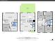 Three-story floorplan with 2101 sq ft of living space at 12644 W Virginia Ave, Lakewood, CO 80228