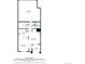 Floor plan displaying the first and second floors, featuring the kitchen, living area, dining area, garage and other amenities at 12827 W Burgundy Pl, Littleton, CO 80127