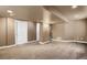 Finished basement offering ample living space and neutral tones at 9441 Wolfe St, Highlands Ranch, CO 80129