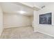 Expansive basement showcasing a chalkboard wall, neutral carpet, and ample space at 156 S Lindsey St, Castle Rock, CO 80104