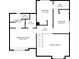 Second floor layout featuring bedrooms, bathrooms, and walk-in closet at 156 S Lindsey St, Castle Rock, CO 80104