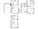Complete home layout of all floors with dimensions provided for each room at 156 S Lindsey St, Castle Rock, CO 80104
