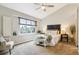 Vaulted ceiling main bedroom features a window nook and plenty of natural light at 156 S Lindsey St, Castle Rock, CO 80104