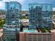 Stunning high-rise condos with glass facades, a rooftop pool, and beautiful city views at 1700 Bassett St # 1119, Denver, CO 80202