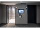 Modern elevator interior with textured walls and digital display at 1700 Bassett St # 1119, Denver, CO 80202