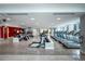 Bright fitness center offering state-of-the-art cardio equipment and large windows for natural light at 1700 Bassett St # 1119, Denver, CO 80202
