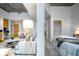 Bright open floor plan with modern furnishings and high ceilings at 1700 Bassett St # 1119, Denver, CO 80202
